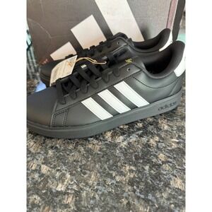 Adidas Grand Court 2.0 Mens Sneakers Black White JR0546 Size 8.5 US